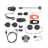 Interphone Ucom 3 Universal Bluetooth Intercom Single + Bike It Pro 2.0 Waterproof Phone Mount and Wireless Fast Charger Kit Bundle